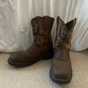 Ariat Steel Toe Work Boots Men’s 9.5